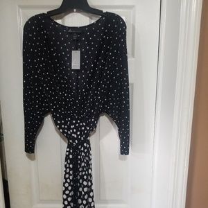 LANE BRYANT NWT WRAP KNEE LENGTH DRESS SIZE 14/16